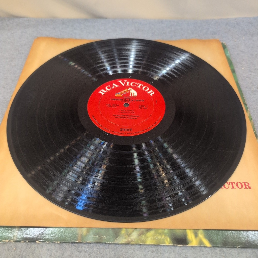 Schubert Unfinished Symphony No 8 & No 5 Fritz Reiner Chicago Symphony RCA LSC-2 - Picture 3 of 6